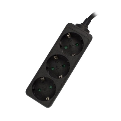 Product Πολύπριζο με 3 Πρίζες χωρίς διακόπτη Ewent EW3959 3680W (1,5 m) base image
