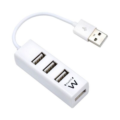 Product USB Hub Ewent AAOAUS0134 Λευκό base image
