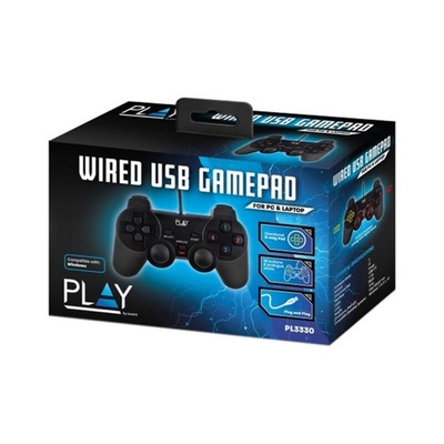 Product Τηλεχειριστήριο για Gaming Ewent PL3330 USB 2.0 PS3/PC Μαύρο base image