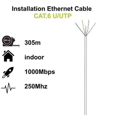 Product Καλώδιο Δικτύου UTP Κατηγορίας 6 Ewent (305 m) base image
