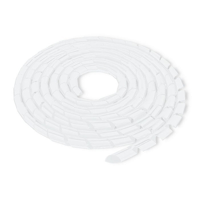 Product Cable Organizer Qoltec 14mm 10m, White base image