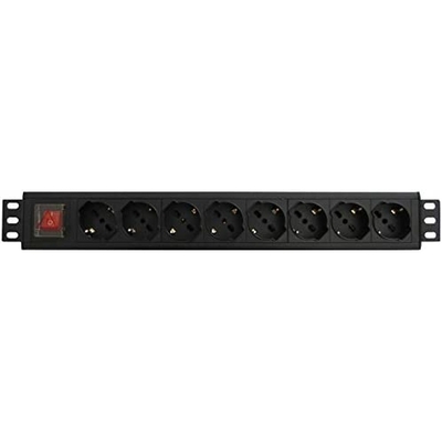 Product Πολύπριζο 8 Tomas Schuko WP WPN-PDU-G01-08 Μαύρο base image