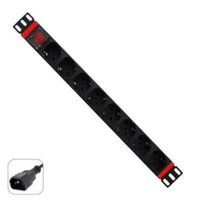 Product Πολύπριζο 19 "8 Schuko με Διακόπτη On/Off WP WPN-PDU-C01-08 base image