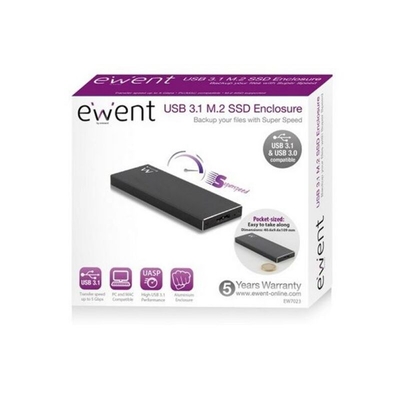 Product Εξωτερικό Κουτί Ewent EW7023 SSD M2 USB 3.1 Αλουμίνιο base image