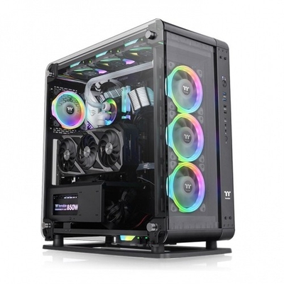 Product Κουτί Η/Υ Thermaltake Thermaltake Core P6 Tem Pered Glass Black base image
