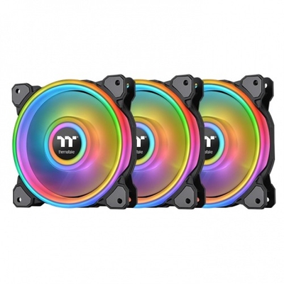 Product Case Fan Thermaltake Riing Quad 12 Rgb Tt Premium 3pack base image