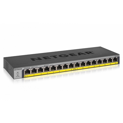 Product Network Switch Netgear Unmanaged Gs116lp 16xge Poe+ base image