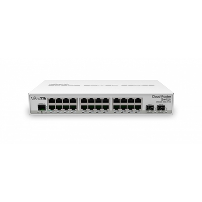 Product Network Switch Mikrotik 24xgbe 2xsfp+ Crs326-24g-2s+I base image