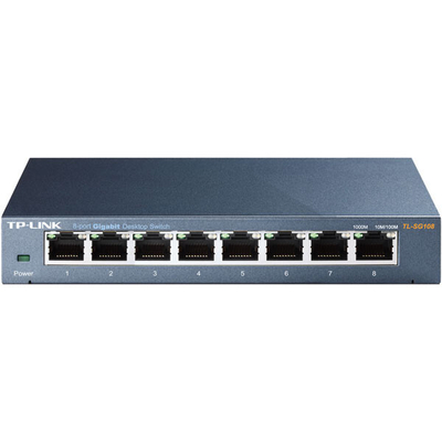Product Network Switch TP-Link 1000M 8P. metal V3 base image