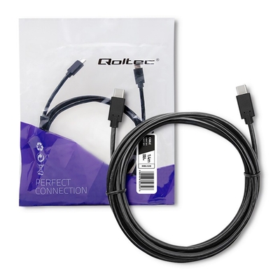 Product Καλώδιο Qoltec Usb 3.1 Type C Male Usb 3.1 Type C Male base image