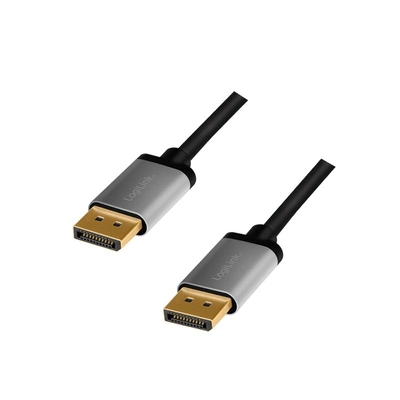 Product Καλώδιο Logilink Displayport Dp/M To Dp/M, 4k/60hz, Alu,1 base image