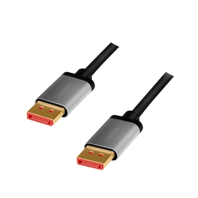 Product Καλώδιο Logilink Displayport 8k/60 Hz,Dp/M Do Dp/M,Alu. 2m base image