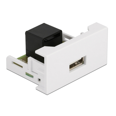 Product Αξεσουάρ Δικτύου Delock USB σε RJ45 Easy 45 81344, 22.5x45mm, λευκό base image