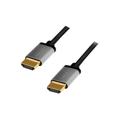 Product Καλώδιο Logilink Hdmi 4k/60hz, Alu , Black, 5m base image