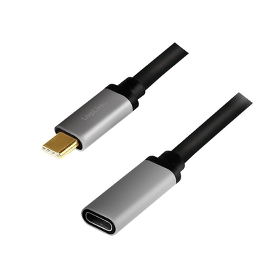 Product Καλώδιο Logilink Usb-C M/F , 4k/60hz , Alu, 0.5m base image