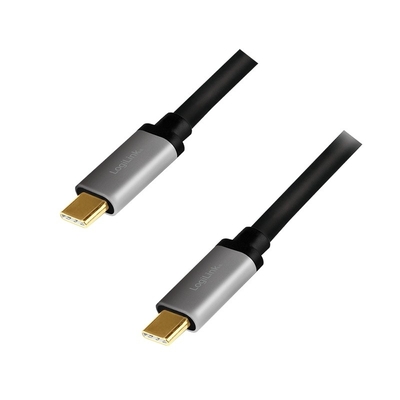 Product Καλώδιο Logilink Usb-C M/M , 4k/60hz , Pd, Alu, 1m base image