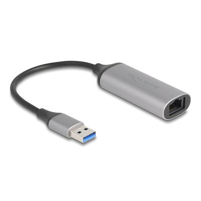 Product Αντάπτορας Δικτύου USB Delock 81571, 5Gbps Ethernet, ασημί base image