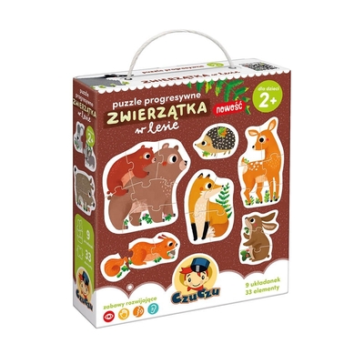 Product Παζλ Czuczu Progressive - Animals In The Forest base image