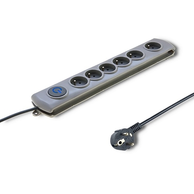 Product Πολύπριζο Ασφαλείας Qoltec 6 Sockets, 5m base image