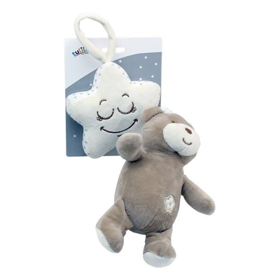Product Βρεφικό Παιχνίδι Tulilo Music Box Caramel Teddy Bear 35 Cm base image