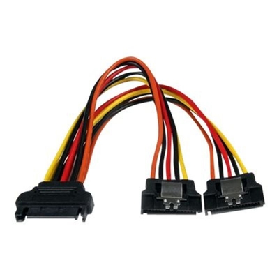 Product Καλώδιο StarTech.com SATA Y-Power Adapter Cable with Locking Clip 15cm - S-ATA Y Splitter Power Cable M / F base image