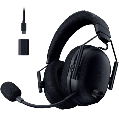Product Gaming Headset Razer BlackShark V3 PRO Black - ANC Wireless - 70h - 2.4GHz/BT/USB - PC/PS5/Switch base image