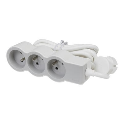 Product Πολύπριζο Legrand Extension Cable Standard 3x2p+Z 3m White And Grey base image