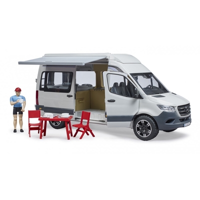 Product Bruder Camper Mb Sprinter White With Figurine base image