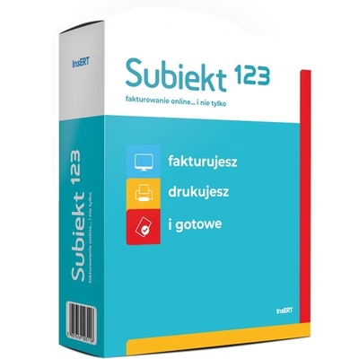Product Εφαρμογή Insert Subiekt 123 (12M) box S12312 base image