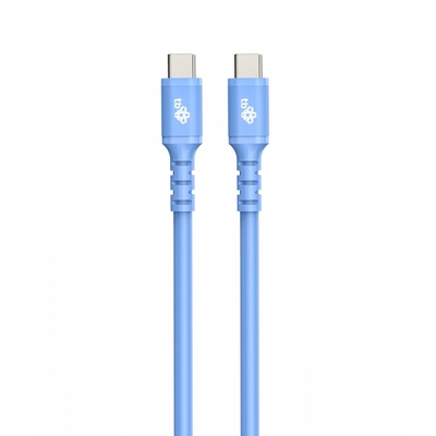 Product Καλώδιο USB TB USB-C - USB-C 1m. silicone blue base image