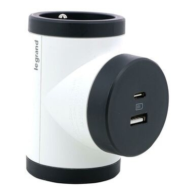 Product Πολύπριζο Legrand Rozg obrot 2xP+Z +USB AC-B/C base image