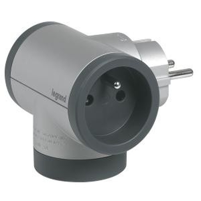 Product Ταφ Legrand Rozg obrot 2xP+Z +USB AC-ALU base image