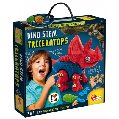 Product Παιχνίδι Κατασκευής Science Kit Im A Genius Dino Steam - Triceratops Lisciani  base image