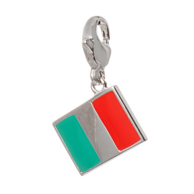 Product Γυναικείο Κολιέ Ti Sento 8304It (1 cm) Italian Flag Green, Silver, Red base image