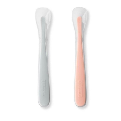 Product Βρεφικό Σετ με Κουτάλια Skip Hop Easy-Feed Spoon Set Grey/Soft Coral base image