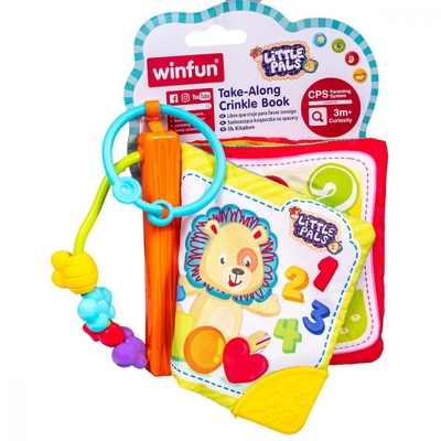 Product Κουδουνίστρα Smily Play Teether Book Little pals base image