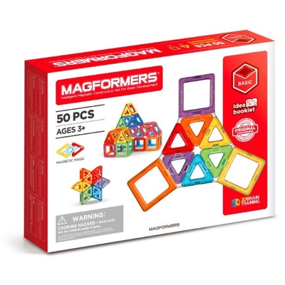 Product Παιχνίδι Κατασκευής Magnetic Bricks Basic 50 Pieces Magformers  base image