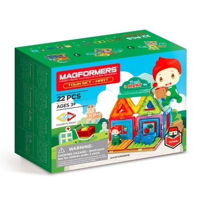 Product Παιχνίδι Κατασκευών Magformers Magnetic City - Marketplace 22 pieces base image