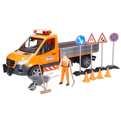 Product Bruder Mercedes-Benz Sprinter Municipal Vehicle With Figurine And Accessories base image