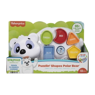 Product Βρεφικό Παιχνίδι Fisher Price Toddler Polar Bear Linkimals HJR76 base image