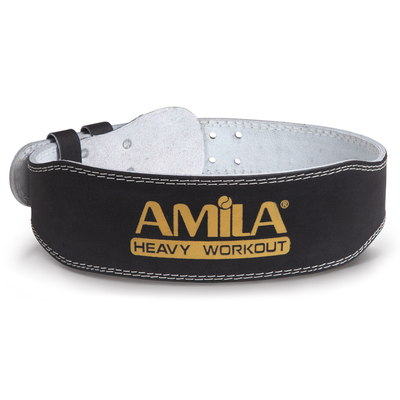 Product Ζώνη ʼρσης Βαρών Amila Δερμάτινη Μαύρη C Quality L base image