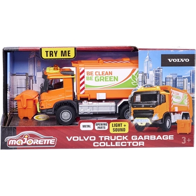 Product Όχημα Εργασίας Majorette Vehicle G.S. Volvo Garbage Truck 19 Cm base image