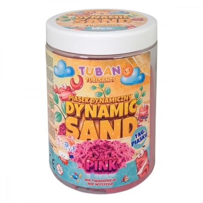 Product Παιχνίδι Κατασκευής Tuban Dynamic Sand 1kg Pink base image
