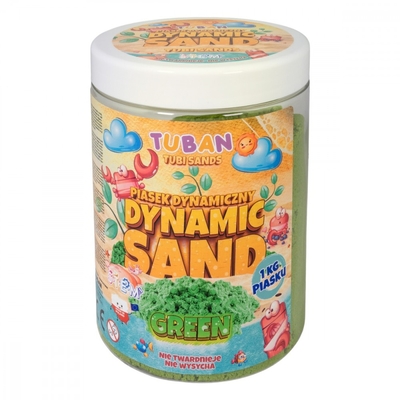 Product Παιχνίδι Κατασκευής Tuban Dynamic Sand 1kg Green base image