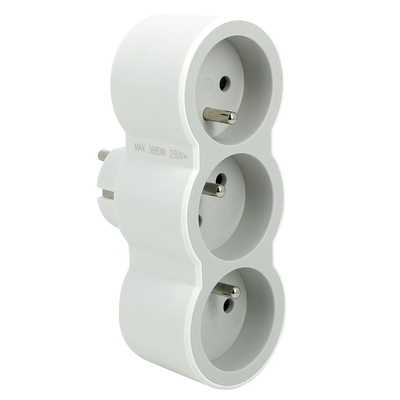 Product Ταφ Legrand Plug-in splitter 3x2P+Z B/S 049433 base image