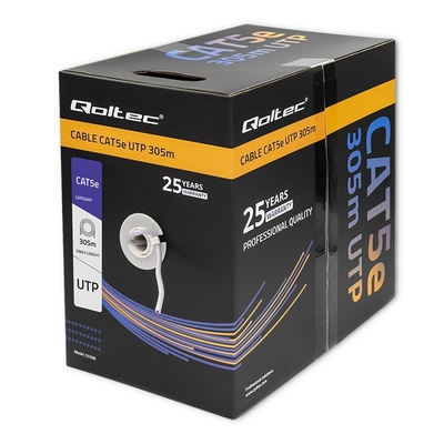 Product Καλώδιο Δικτύου Qoltec Utp Cat5e, 305m base image