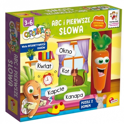 Product Εκπαιδευτικό Παιχνίδι Lisciani Carotina ABC and the first words base image