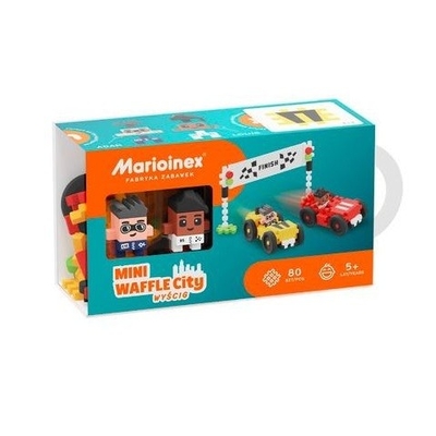 Product Παιχνίδι Κατασκευών Marioinex Waffle mini blocks - Race 80 pieces base image