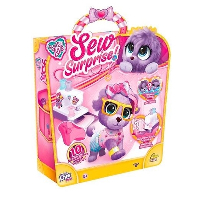 Product Λούτρινο Cobi Sewing Machine + Plush Purple Little Live Pets Sew Surprise base image