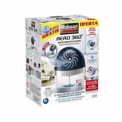 Product Αφυγραντήρας Rubson Aero 360 Επαναφορτιζόμενη Χωρίς καλώδια 450 g base image